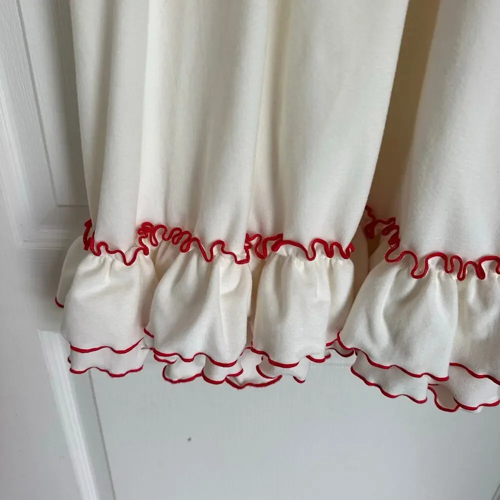 NWT The Original Clara Nutcracker Christmas Gown Long Sleeve in White Sz 12